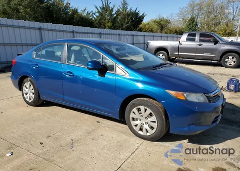 2012 Honda Civic Lx из США, поврежденный, VIN 19XFB2F54CE361746